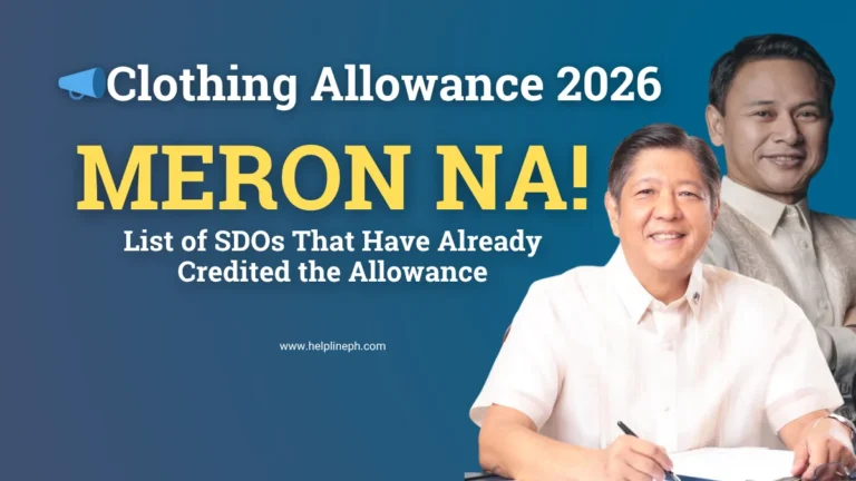 DepEd Clothing Allowance 2026 already credited in several SDOs with teachers announcement thumbnail